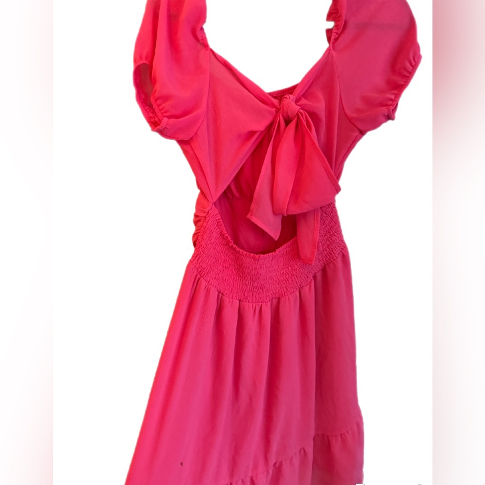 Charming Hot Dress with Bow